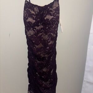 Emerald Sundae Purple Lace Dress